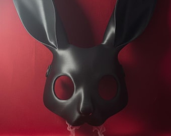 Rabbit Mask STL File | 3D Printable Bunny Cosplay Costume (Digital Download)