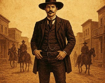 Doc Holiday - Im your Huckleberry - Tombstone Poster