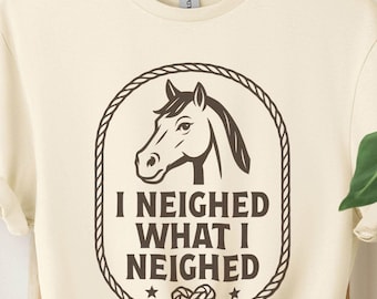 Lustiges Cowgirl-Shirt: Country- und Western-Pferdemädchen-T-Shirt für Reitsportbegeisterte