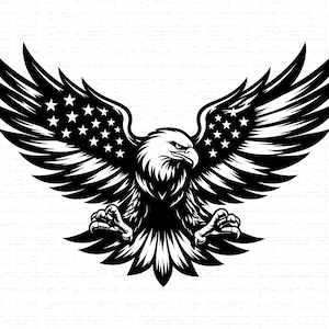 Eagle American Flag SVG, PNG, Patriotic, Veteran Gift, Memorial Day, Freedom, Independence Day, July 4th Shirt Cut File, Cricut, Silhouette