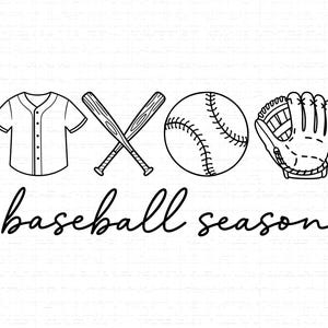 Baseball Saison SVG, PNG, Spieltag SVG, Baseball Mama, Teamgeist, Baseball Logo, Little League, Baseball Shirt Schnittdatei, Cricut, Silhouette
