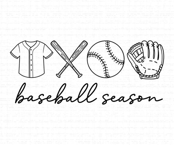 Baseball Season SVG, PNG, Gameday Svg, Baseball Mom, Team Spirit, Baseball Logo, Little League, Baseball Shirt Cut File, Cricut, Silhouette