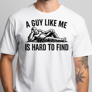 Un tipo como yo es difícil de encontrar SVG, PNG, Bigfoot relajándose, Sasquatch, Críptido, Regalo para papá, Aire libre, Camiseta divertida de Yeti, Cricut, Silhouette imagen 2