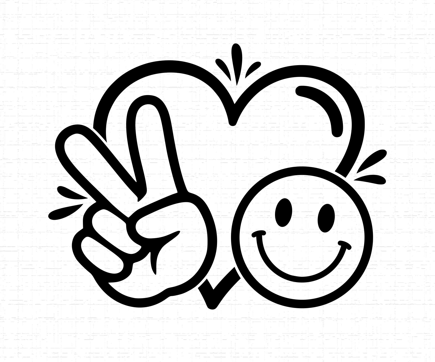 love &peaceです♡ Happiness Peace Love - Etsy