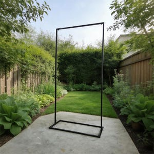 Metal Wedding Arch:Backdrop Stand & Flower Display for Wedding/Party