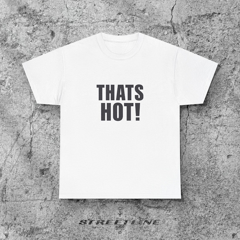 Thats Hot Tee, schattig Y2K-T-shirt, trendy Y2K-shirt, Y2K-slogan-T-shirt, Y2K Graphic, Y2K Baby-T-shirt, esthetisch T-shirt jaren 2000, Y2K Aesthetic afbeelding 2