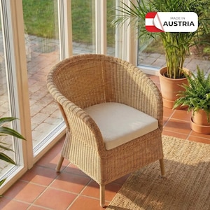 Halfrond zitkussen op maat – 5 of 8 cm dik, met rits, afwasbaar, waterafstotend, UV-bestendig & slijtvast