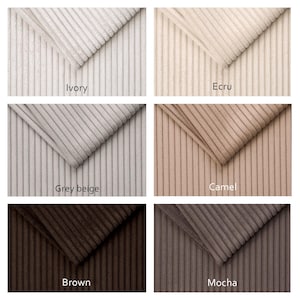 Cordvelours Bankauflage