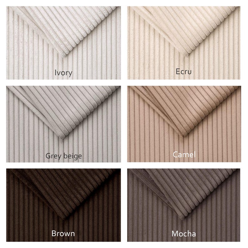 Cordvelours Bankauflage