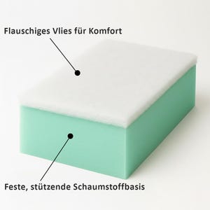 Kissen Schaumstoff mit Vlies