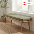 Custom cord velour bench cushion – 5 cm thick, with zipper, durable, easy-care & comfortable with a soft, plush feel product logo