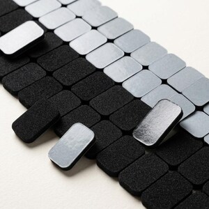 EPDM-gummiunderlägg, självhäftande och halkfria - för pyssel, gör-det-själv, möbler och tätningar (set)