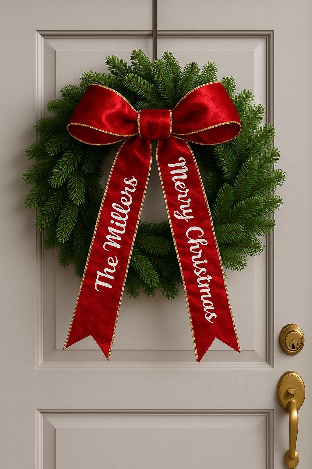 24 Fiocchi Di Natale In Velluto Rosso Con Dettagli Dorati | Decorazioni Per Albero, Ghirlande E Pacchi Regalo | Set Completo