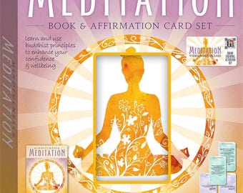 Mindfulness & Meditation Book and Affirmation card set