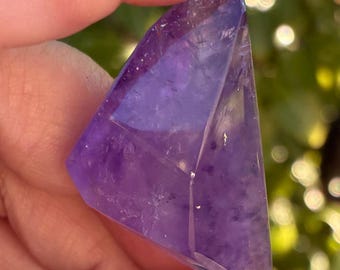 Polished Amethyst Crystal: Peace, Protection, Spiritual Growth (4cm)