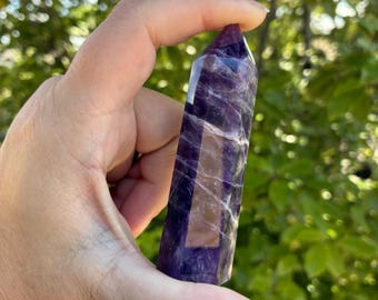 Lush Vibrant Amethyst Tower 8cm Tall
