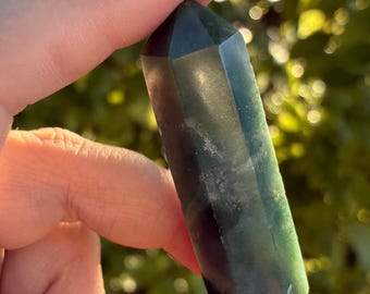 Aquatic Agate Tower 5cm Collectors Piece