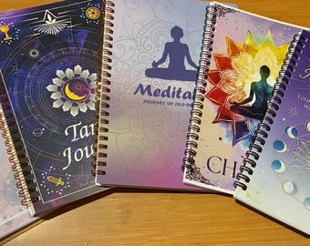 Gama de revistas para la manifestación, la meditación y MÁS