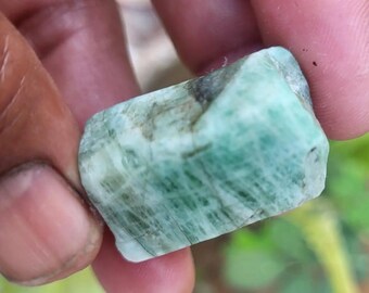 Lot De 20 Carats D'émeraudes Brutes De Zambie - Naturelles, Non Traitées, Vert Intense