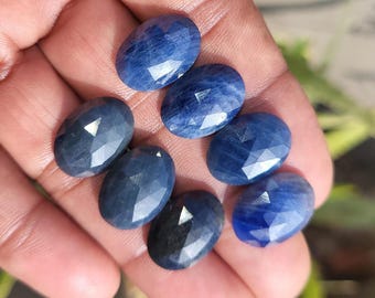 Natural Faceted Blue Sapphire Gemstone - Oval Cut Loose Sapphire