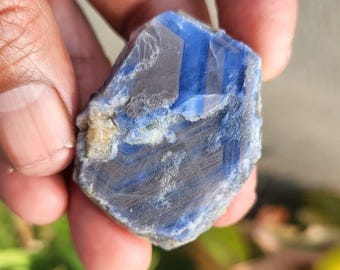 Raw Blue Sapphire, Natural Healing Crystal, 275 Carats