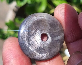Natural Sapphire Donut – Chakra Healing Stone, 54 Carats