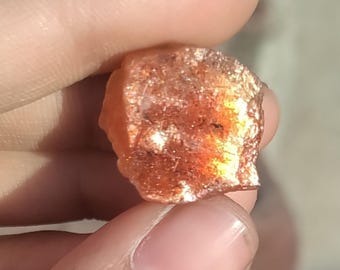 Natural Sunstone Rough, Healing Crystal, Spiritual Decor (30 Carats)