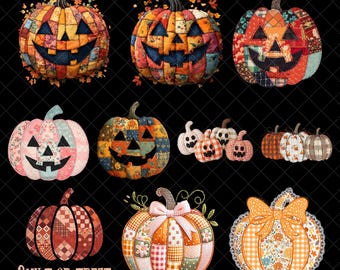 Floral Pumpkin Png Bundle, Floral Patchwork png, Fall Pumpkin Png, Autumn Png, Fall Png, Fall Sublimation, Tis the season, Pumpkin Png