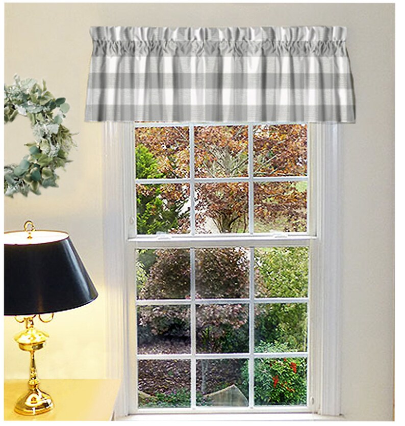 Valence Kitchen Valances For Windows Drapery Panels Window Etsy