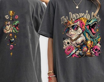 Comfort Colors Dungeon Crawler Carl Shirt - Donut & Mongo Graphic Tee