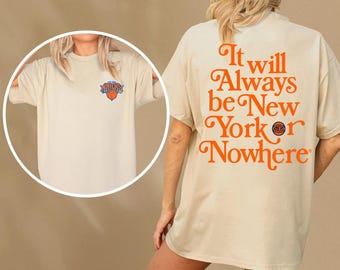 Knicks New York or Nowhere | Shirt Peanuts New York Shirt | NYC Graphic Tee | New York Or Nowhere | Knick Gift, Women’s Mens Shirt