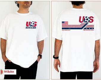 USA Soccer World Vintage Shirt, USA Soccer Boxy Tee, usa Soccer 2026 Vintage Tee, USMNT Fan Gift Tee, United States Football Graphic Shirt