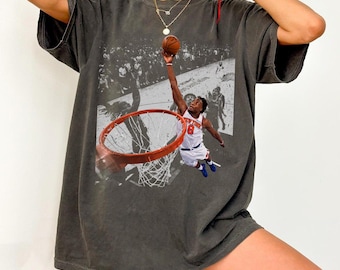 New York Knicks Comfort Colors Shirt, OG Anunoby 8 Vintage Graphic Basketball T-shirt, Knicks t-shirt