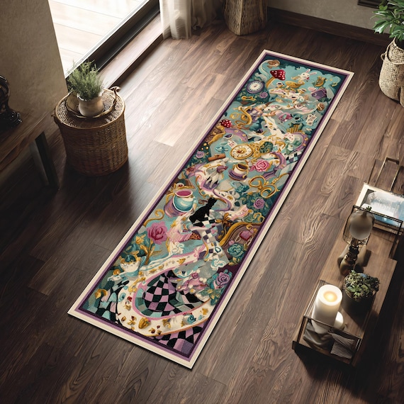 Whimsical Fantasy Runner Rug for Hallway