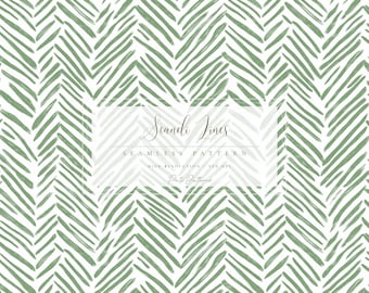 Motivo a spina di pesce senza soluzione di continuità in formato PNG, carta digitale astratta verde salvia con sfondo, design tessile minimalista per branding e arredamento
