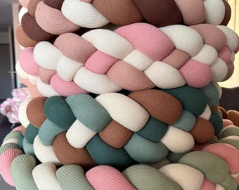 Trenza decorativa de 4 hebras - Trenza de tela - Trenza acolchada