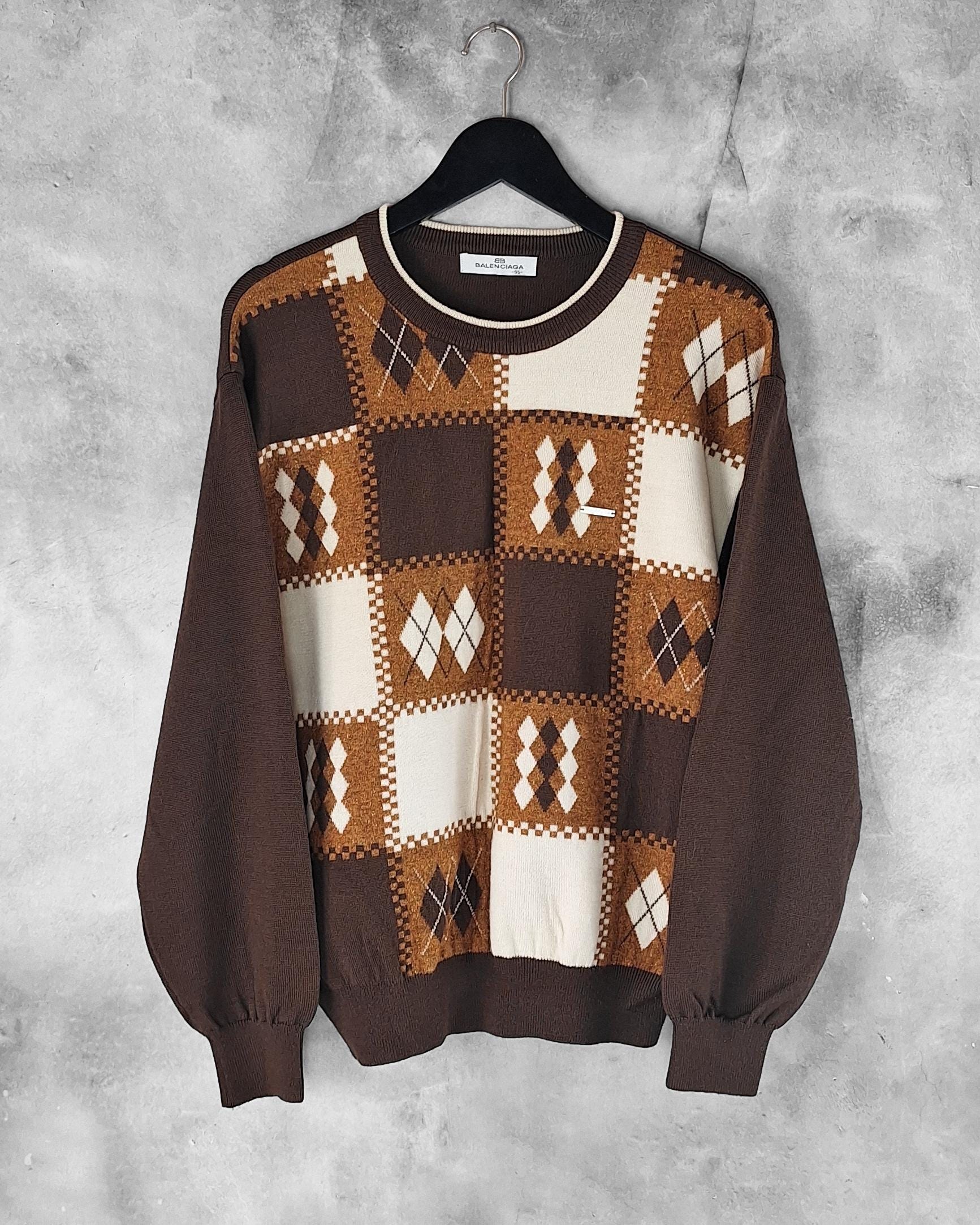 90s Burberry Knited - Etsy