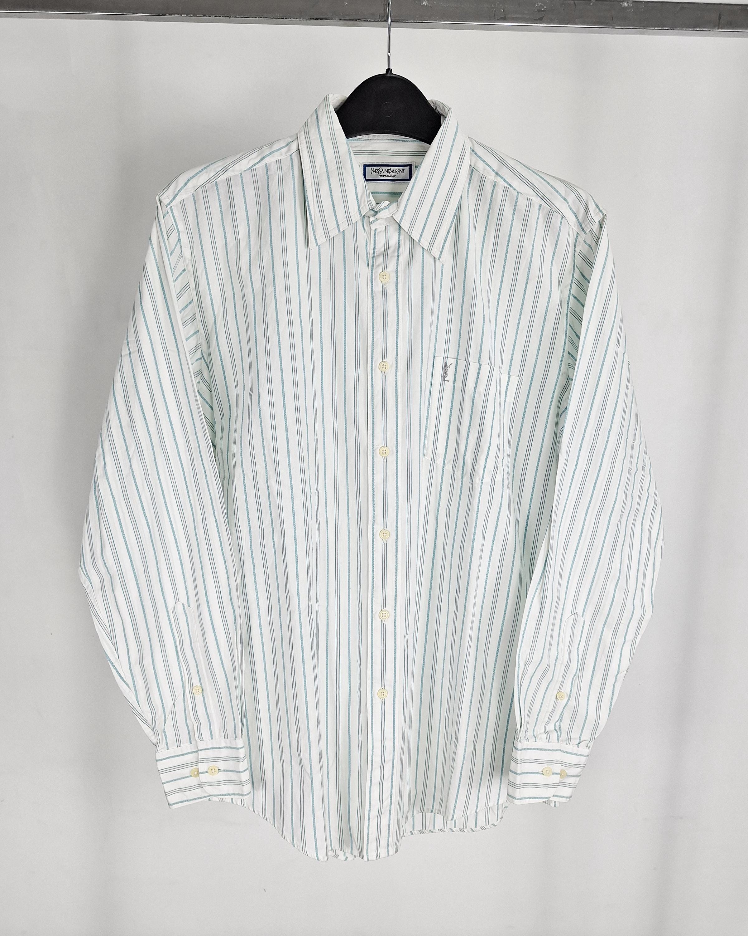Saint Laurent Vintage Stripe Shirt - Etsy