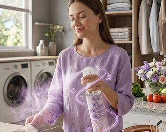 Spray professionale per stirare e ottenere risultati impeccabili - Protezione per tessuti Easy Glide - Soluzione antipiega Homm Clean Magic Press