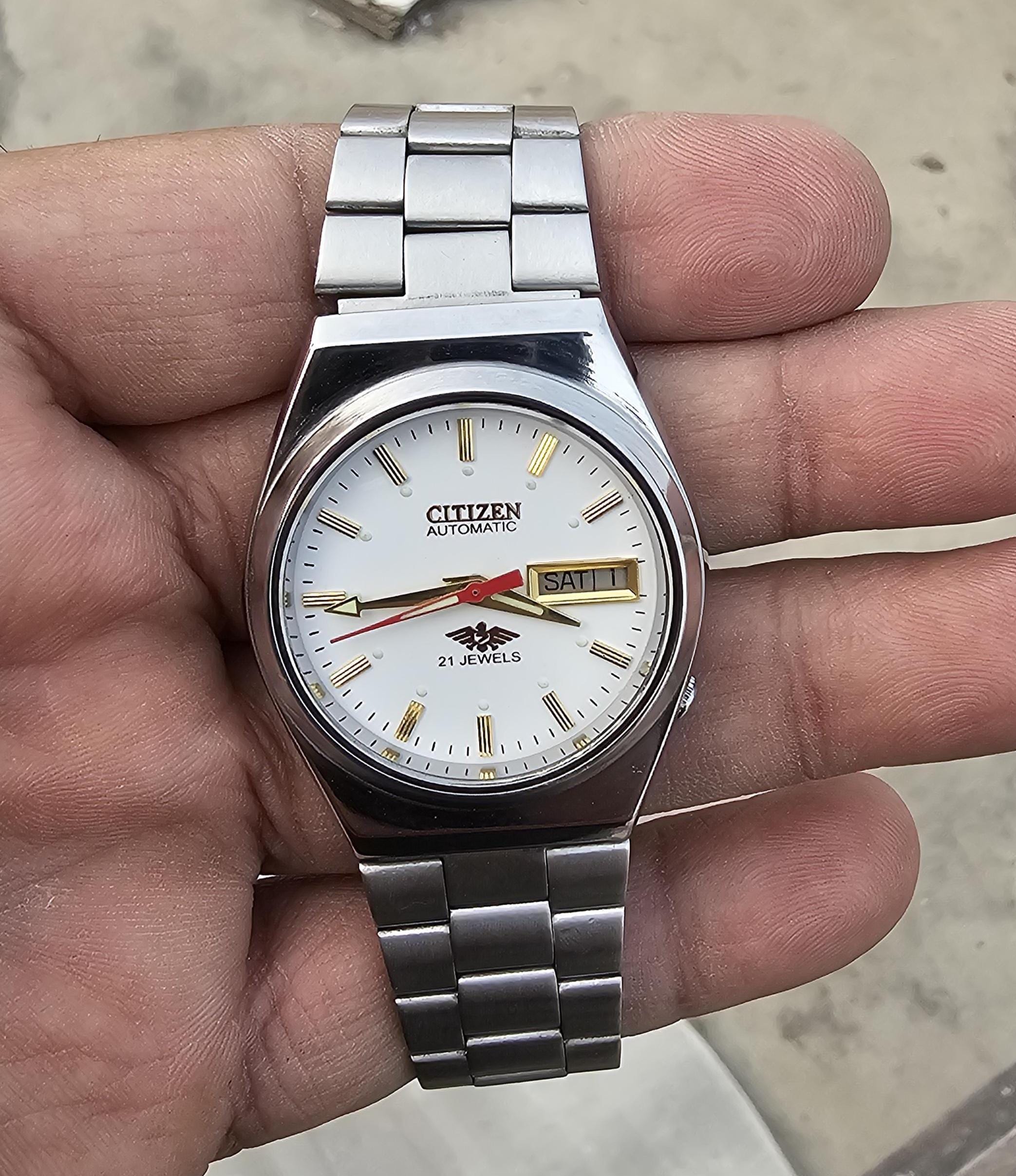 CITIZEN イーグル7自動巻き時計 シルバー純正ベルト付き Citizen eagle 7 - Etsy 日本