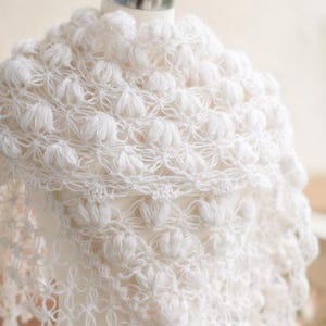Bridal Capelet: Mohair Wedding Shawl, Winter Cover-Up
