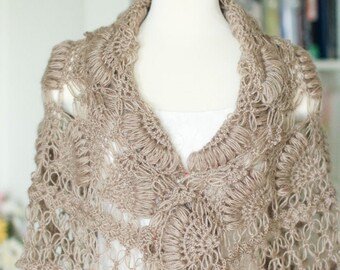 Châle de mariée au crochet, Cape de mariée, Wrap de mariée, châle de mariage, haussement d'épaules de mariage, couverture de mariée, haussement d'épaules, Cape de mariage, mariage d'hiver