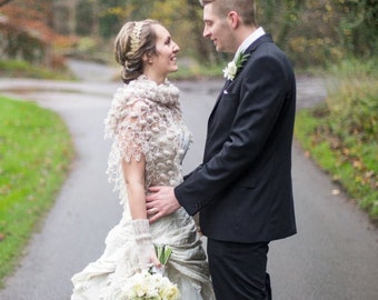 Hochzeit Schal, Braut Schal, Braut Bolero, Braut vertuschen, Winter Hochzeit wickeln, Braut Bolero, häkeln Schal, Braut vertuschen, Brautjungfer Schal