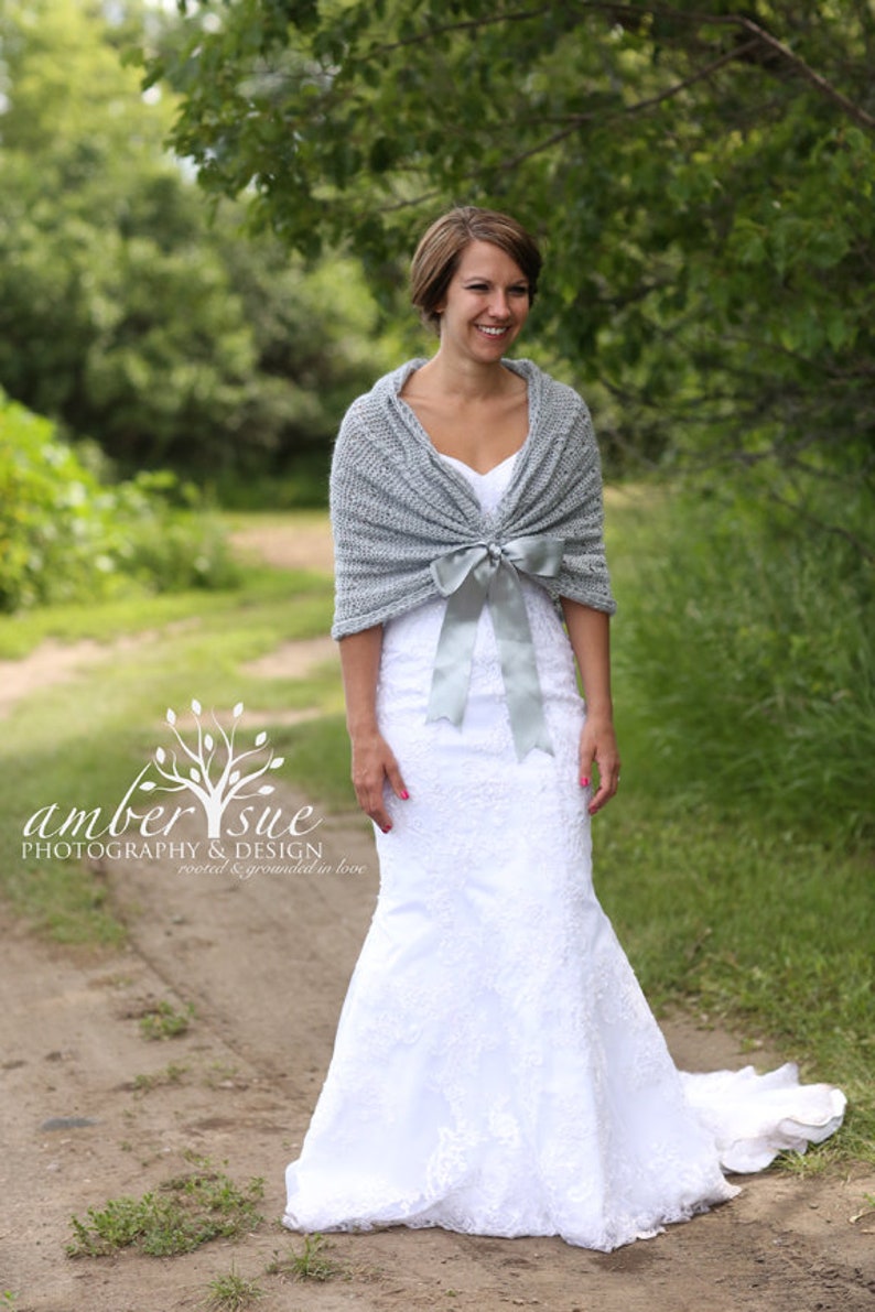 Wedding shawl for bride and bridesmaids, bridal shawl, bridal shrugs and boleros, winter wedding wrap and shawl, lace bridal shawl, wrap image 10