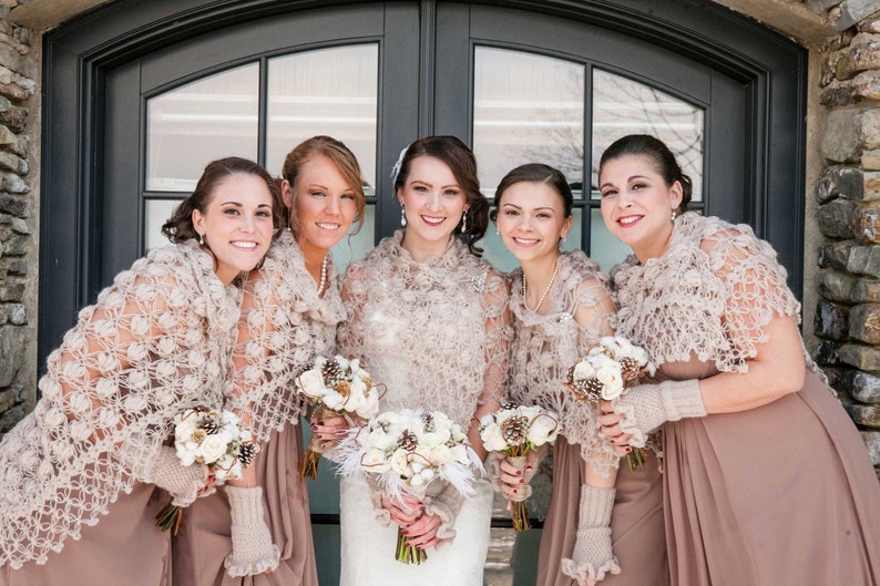 Wedding Cape Bridesmaid Shawl Bridesmaid wrap Bridesmaid Scarf Gift for her Bridal shawl Bridal Wrap Wedding Shawl Bridesmaid gift