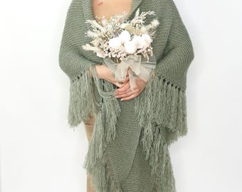 Green Cape, Shawls for Dresses for Weddings, Green Wedding Shawl, Bridal  Shawls and Wrap for Wedding, Green Shawl for Wedding, Bridal Cape - Etsy