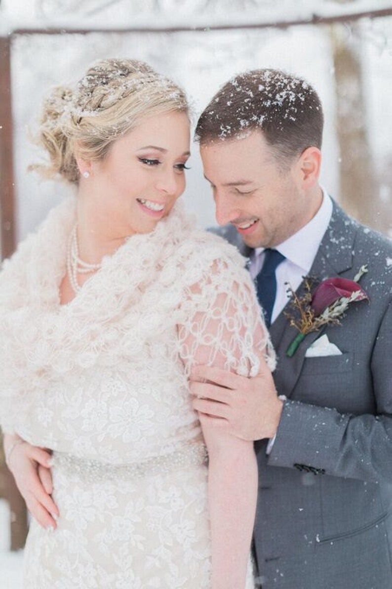 Ivory Bridal Shawl Bridal Cape Champagne Bridal Shrug Bridal Capelet Winter wedding Wrap Wedding Shrug,Bridal Cover up Bridal Bolero