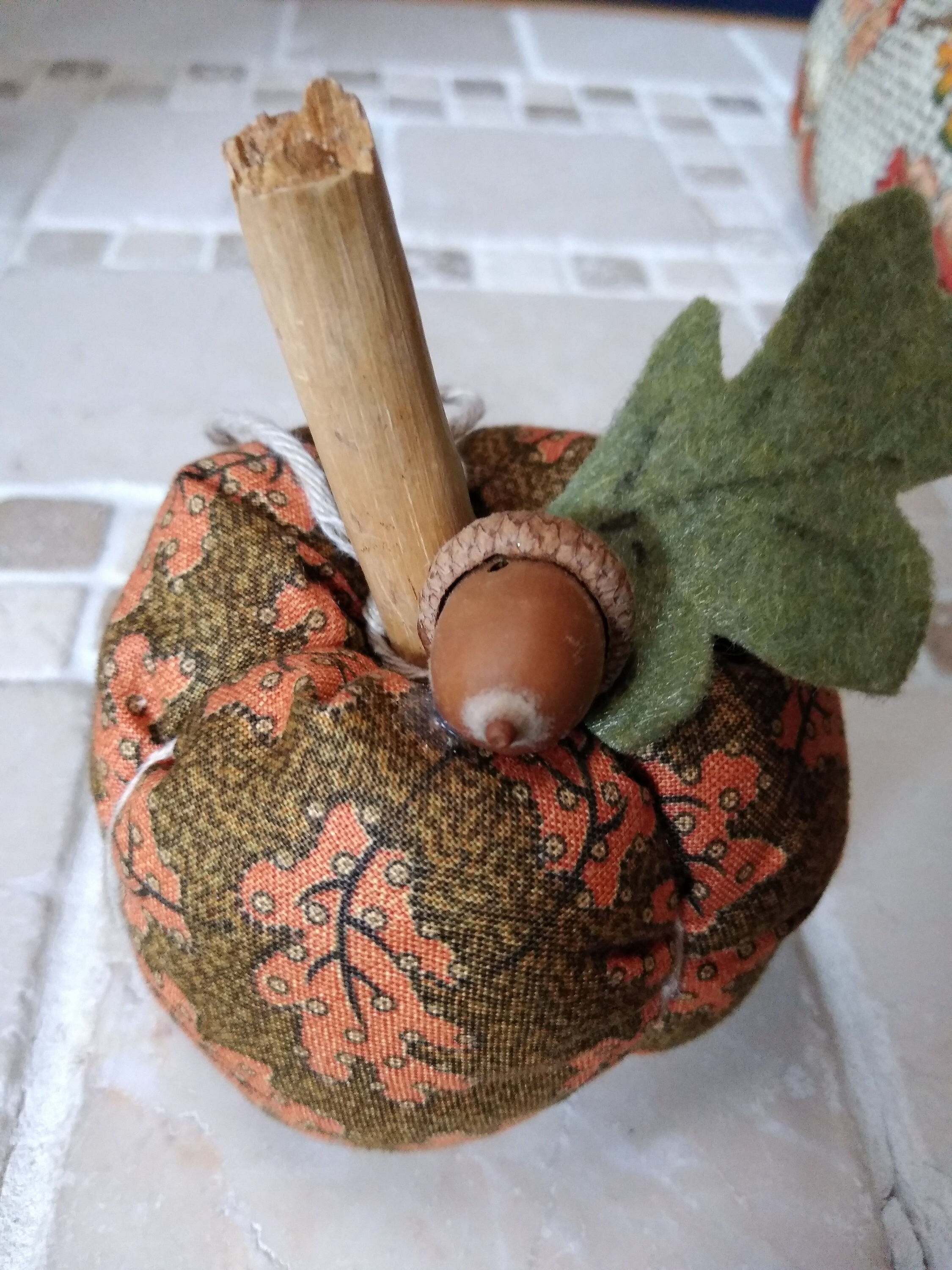 Decorative Fabric Pumpkins Etsy