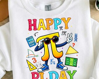 Feliz Día Pi / Editable / Diseño matemático divertido / Descarga digital