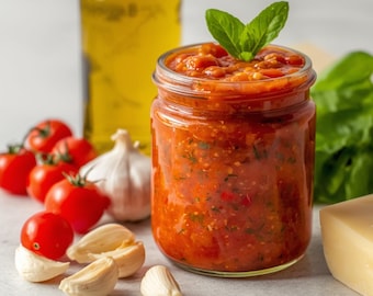 Pesto Rosso Recipe | Sun-Dried Tomato Pasta Sauce | Quick Flavor Boost • Digital Download PDF
